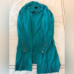 JM Collection Vibrant Teal Top